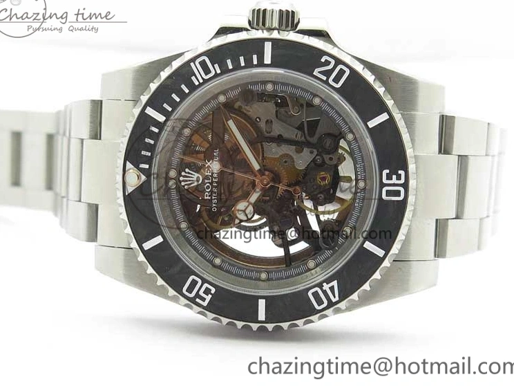 AAA Replica Watches WWF Edition Bezel Skeleton Best Durable Submariner SS 2925 116660 Andrea Carbon on SA Pirlo 0103